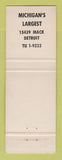 Matchbook Cover - Lamps by Martin Detroit MI WEAR