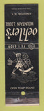 Matchbook Cover - Oehler's Mountain Lodge Kingston NY WEAR