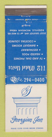 Matchbook Cover - Georgian Inn Roseville MI