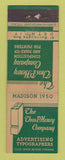 Matchbook Cover - Thos Henry Advertising Typographers Detroit MI
