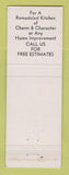 Matchbook Cover - Curtis Mower Inc General Electric GE Appliances Detroit MI