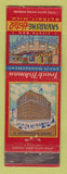 Matchbook Cover - Savarine Hotel Detroit MI