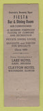 Matchbook Cover - Savarine Hotel Detroit MI
