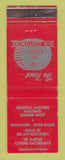Matchbook Cover - General Motors Building Barber Shop Detroit MI