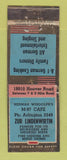 Matchbook Cover - Zur Lindenwirtin Detroit MI ADVANCE WEAR