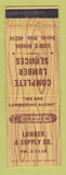 Matchbook Cover - Braver Lumber Supply Detroit MI