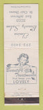 Matchbook Cover - Elmira Beauty Salon St Clair Shores MI WEAR