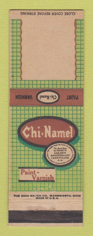 Matchbook Cover - Chi Namel Paints Varnish