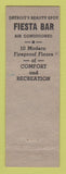 Matchbook Cover - Hotel Savarine Detroit MI