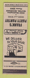 Matchbook Cover - Frank's Party Pantry Wayne MI liquor
