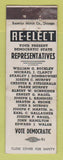 Matchbook Cover - Election Democrats Detroit? WEAR