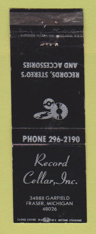 Matchbook Cover - Record Cellar Music Store Fraser MI