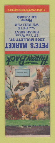 Matchbook Cover - Pete's Market Detroit? MI WEAR