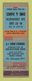 Matchbook Cover - M-97 Cafe Zur Lindenwirtin Detroit MI ADVANCE