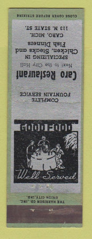 Matchbook Cover - Caro Restaurant Caro MI