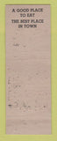 Matchbook Cover - Caro Restaurant Caro MI