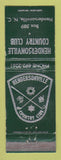 Matchbook Cover - Hendersonville Country Club NC WEAR