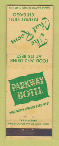 Matchbook Cover - Parkway Hotel Chicago IL WEAR