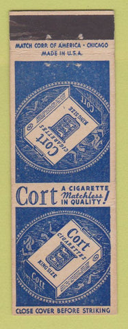 Matchbook Cover - Cort Cigarettes