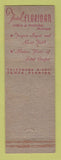 Matchbook Cover - Floridan Hotel Tampa FL Sapphire Lounge WEAR