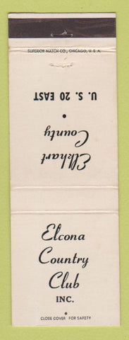 Matchbook Cover - Elcona Country Club Bristol IN