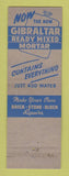 Matchbook Cover - Gibraltar Concrete Floors Detroit MI