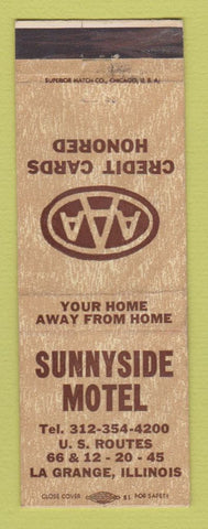 Matchbook Cover - Sunnyside Motel La Grange IL