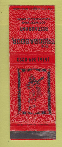 Matchbook Cover - The Troubadour Restaurant Kalamazoo MI