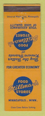 Matchbook Cover - Stillman's Stores Grocery Minneapolis MN