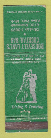 Matchbook Cover - Roosevelt Lanes Bowling Allen Park MI WEAR