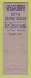 Matchbook Cover - Ray's Deli Detroit MI