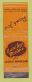 Matchbook Cover - Faber Coe Gregg Chicago Pittsburgh Brindley's Tobacco WORN