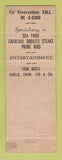 Matchbook Cover - Little Chalet Coronado CA