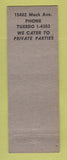 Matchbook Cover - Louise and Joe Restaurant Detroit MI WEAR