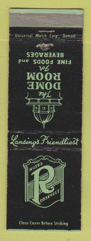 Matchbook Cover - Hotel Roosevelt Lansing MI