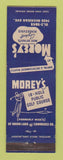 Matchbook Cover - Morey's Golf Detroit MI Horse Riding