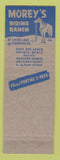 Matchbook Cover - Morey's Golf Detroit MI Horse Riding