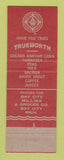 Matchbook Cover - Trueworth Fruit Cocktail Tomato Juice