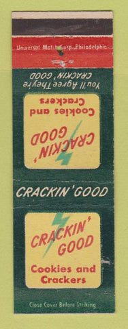 Matchbook Cover - Crackin Good Cookies Crackers
