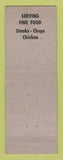 Matchbook Cover - Minuet Chicago? IL WEAR