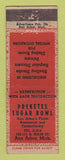 Matchbook Cover - Preketes Sugar Bowl Ann Arbor MI WEAR