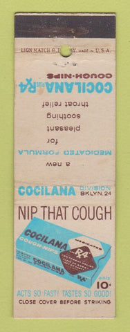 Matchbook Cover - Cocilana Cough Drops March of Dimes