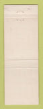 Matchbook Cover - Patterson's Supper Club Sturgis MI WEAR