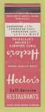 Matchbook Cover - Hector's Restaurants New York City