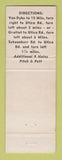 Matchbook Cover - Rammler Golf Country Club Sterling Heights MI WEAR