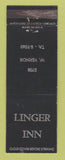 Matchbook Cover - Linger Inn Detroit MI