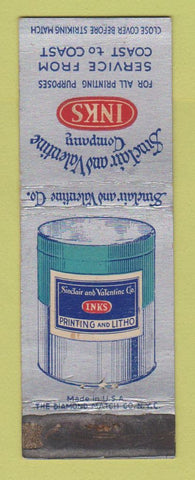 Matchbook Cover - Sinclair and Valentine Inks WEAR