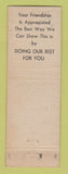 Matchbook Cover - Van Pamel Flowers Detroit MI WEAR