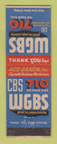 Matchbook Cover - WGBS News Radio Ace Saxon Vending Miami FL