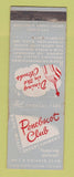 Matchbook Cover - Penobscot Club Detroit MI